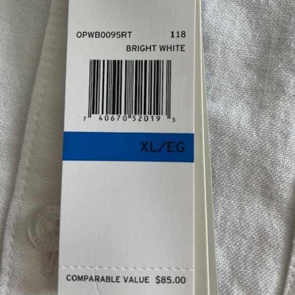 Penguin new 100% stretch cotton white shirt size XL - Picture 4 of 6